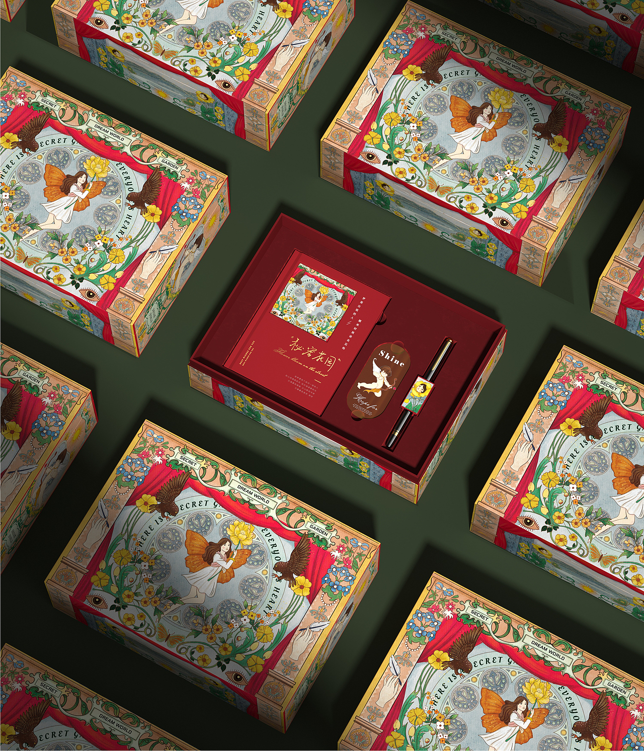 商务礼盒 插画包装 品牌礼盒 vi设计 包装设计（图ZMjkxNjM2NzYw） - 包装 - 站酷设计师hellolinkdesign原创素材 - 站酷ZCOOL