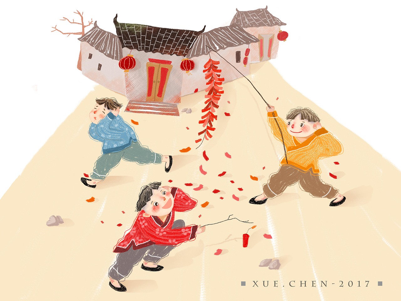 中国民俗故事插图