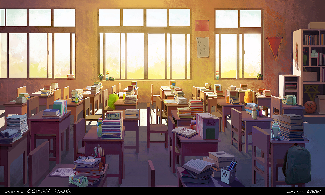 我的故事场景一教室