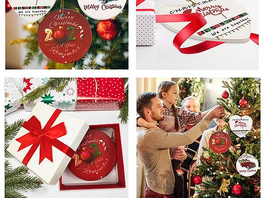 亚马逊 - 圣诞节装饰陶瓷片