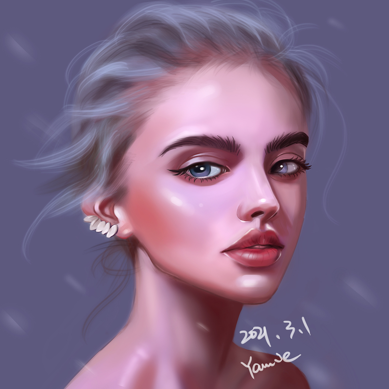 欧美个性头像（图ZMjQ0NzIwMzMy） - 新锐潮流插画 - 站酷设计师_马上上原创素材 - 站酷ZCOOL