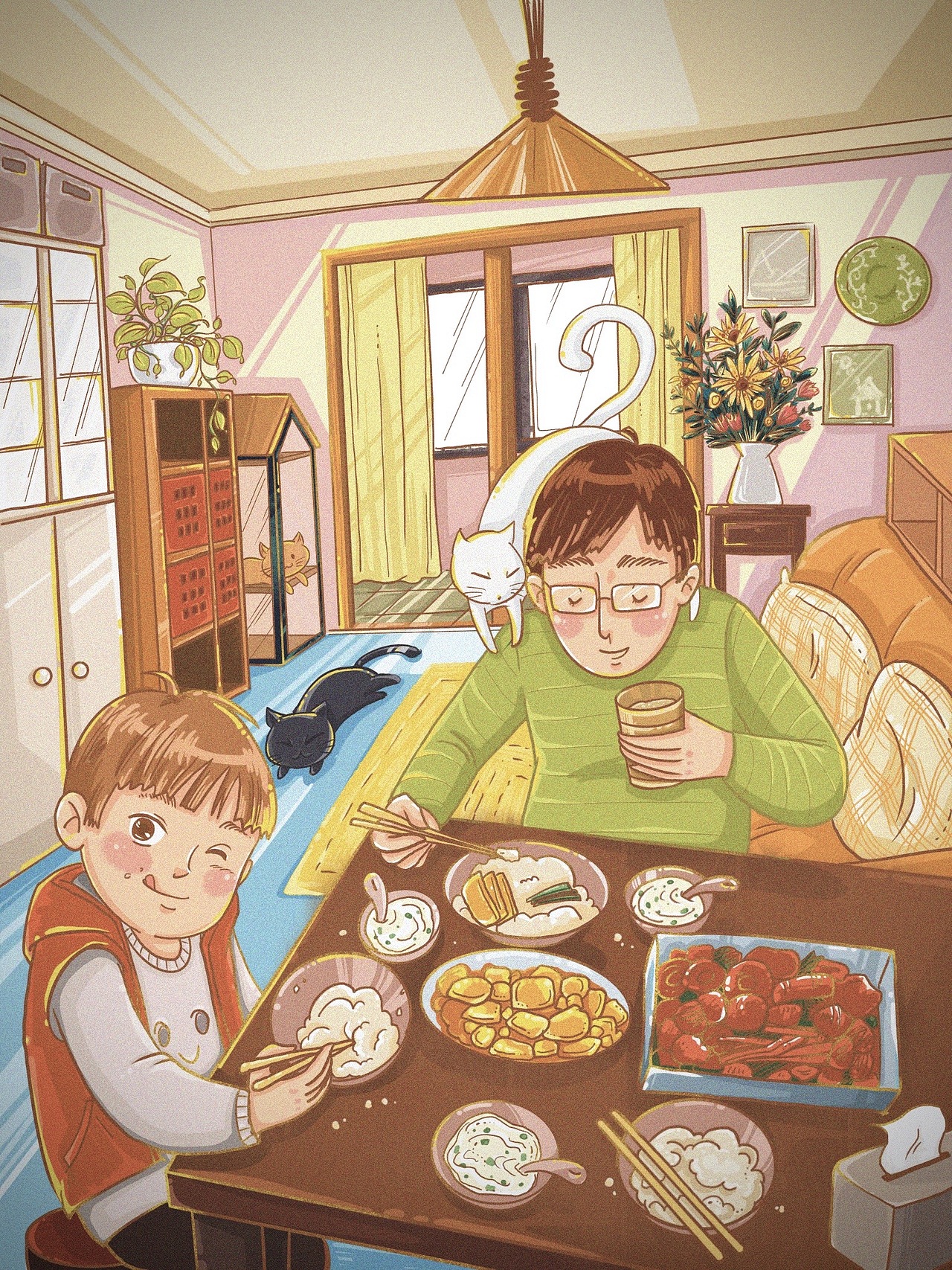 你是我的幸福吗？（图ZMjM3MTYwNzI0） - 儿童插画 - 站酷设计师笑笑Ashley原创素材 - 站酷ZCOOL