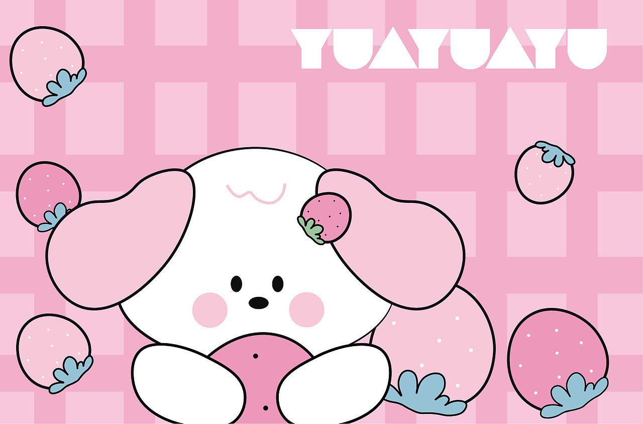 草莓🍓兔小姐（图ZMzU1NTE0MTI4） - 创作习作 - 站酷设计师猫橘小小原创素材 - 站酷ZCOOL