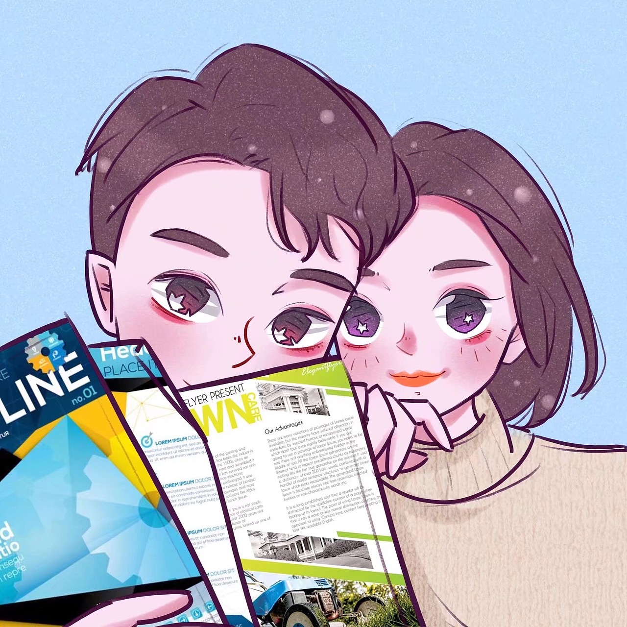 马克笔（图ZMTY5MTUzMzEy） - 单幅漫画 - 站酷设计师熊孩子手绘馆YJ原创素材 - 站酷ZCOOL