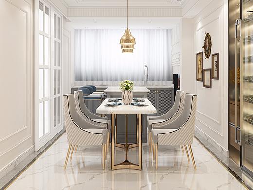 麻吉空间设计|意式——巴黎都市效果图