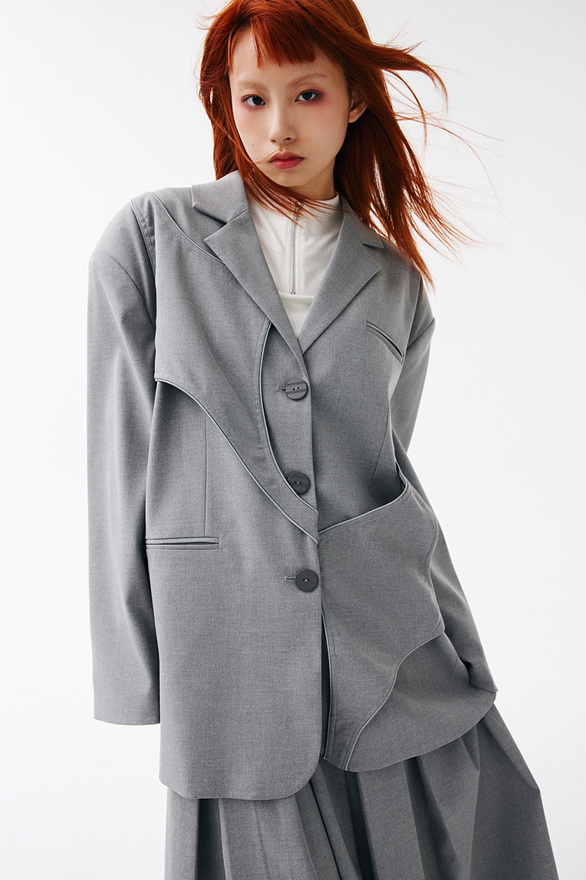 模特欢子|红发摇滚少女