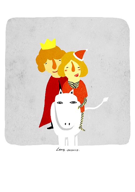 王子没有嫌弃女孩身上的斑纹，反而深深的爱上了她。故事的最后他们幸福的生活在一起，很久很久，还有一只大白马。