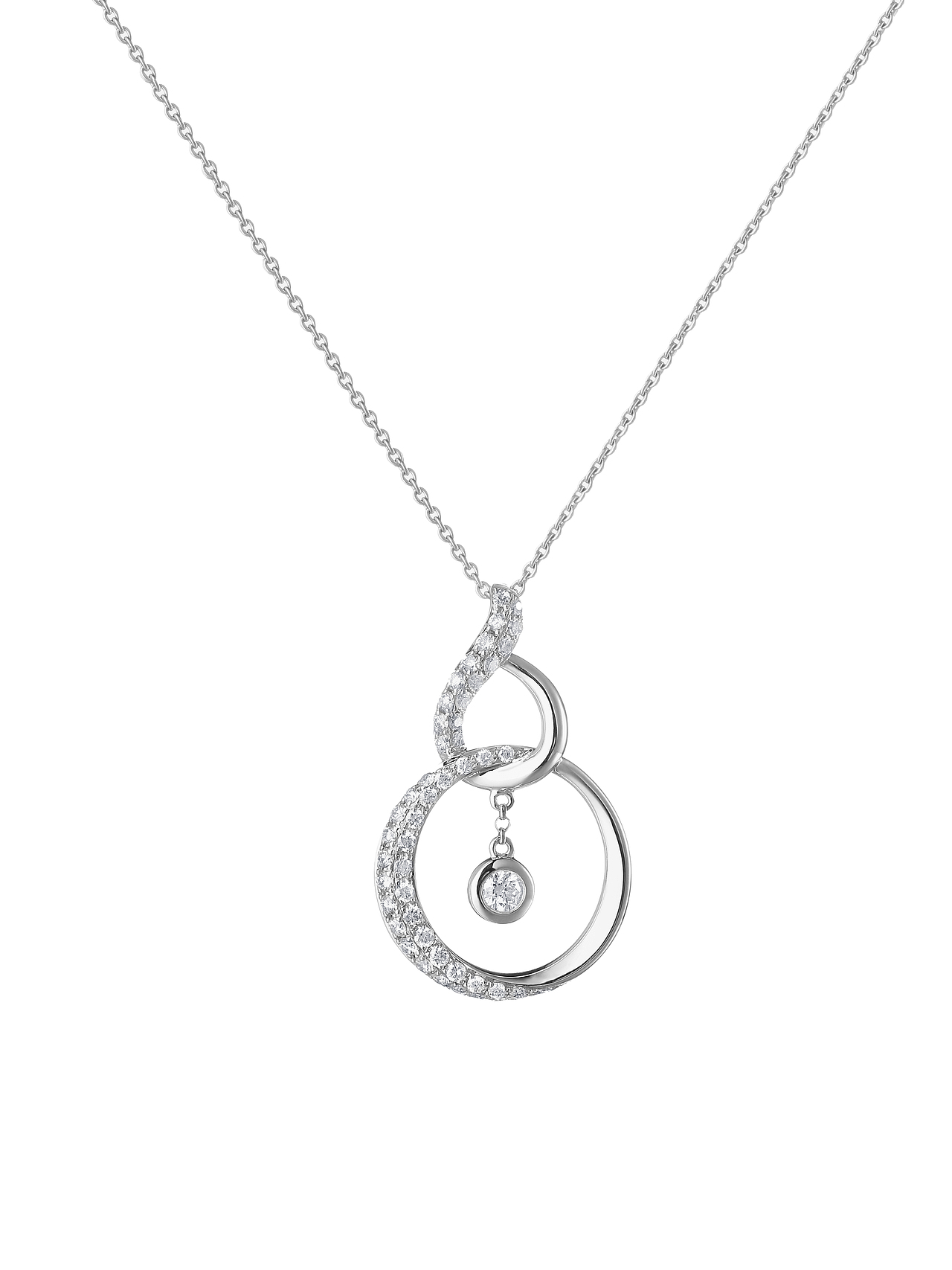 金属首饰白底拍摄