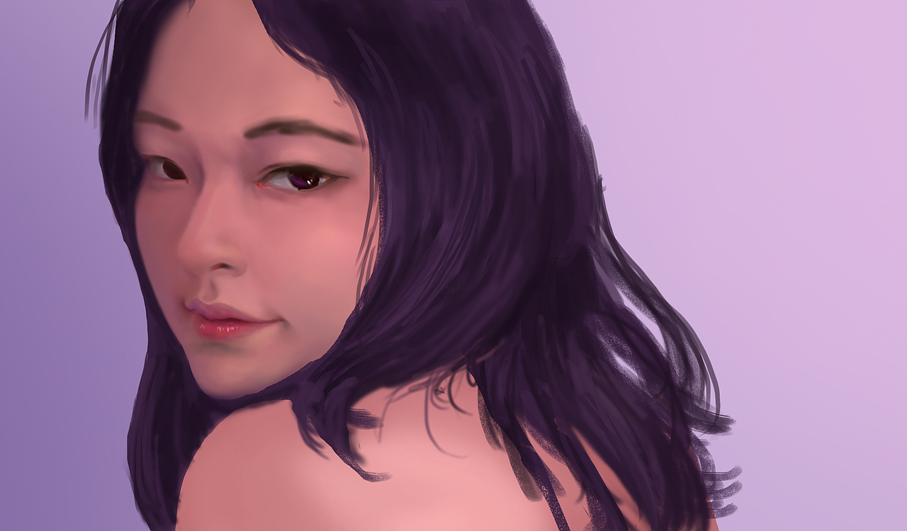 头像练习 送妹妹的礼物（图ZNTY3NjM0Mjg=） - 创作习作 - 站酷设计师言午子原创素材 - 站酷ZCOOL