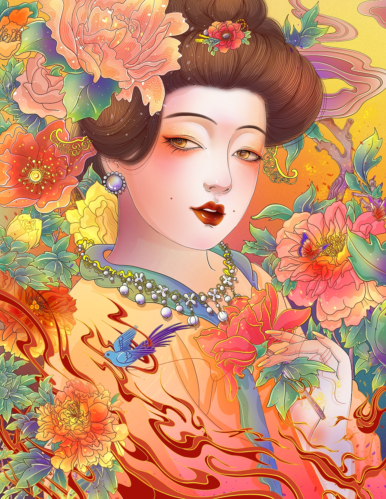 国风古风美人插画合集