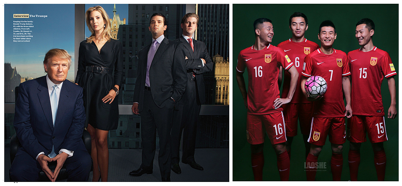 与同行的比较@企业家肖像/形象照/团队照/商务人像