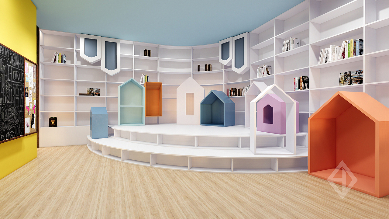 新华书店主题设计（图ZMjAxMTIzMDgw） - 家装设计 - 站酷设计师yiLin_0原创素材 - 站酷ZCOOL