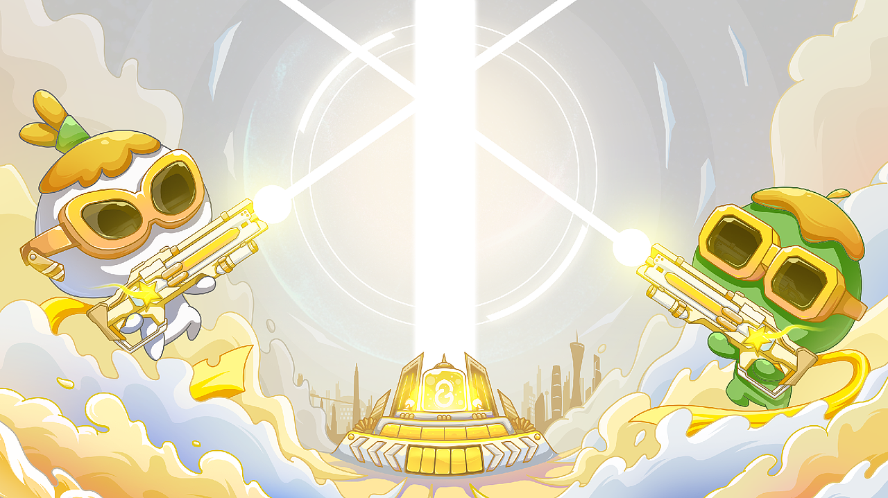 年会主KV设计（图ZMjIwMjM5MDE2） - IP形象 - 站酷设计师观小皮原创素材 - 站酷ZCOOL