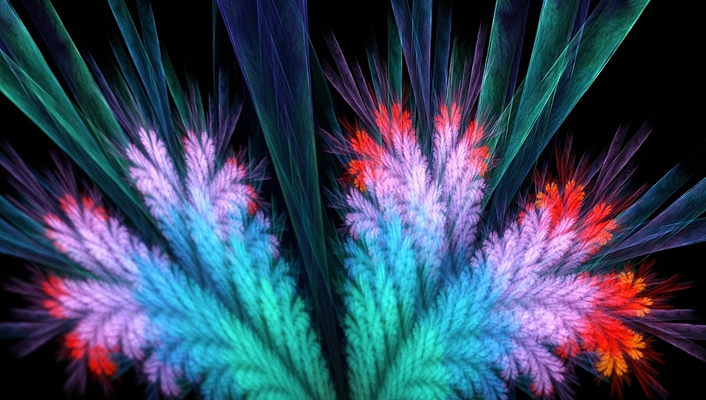 分形(Fractal)三十六辑: 花-叶-树（图ZNjU2NTg2NTY=） - 绘画 - 站酷设计师阳光与青稞原创素材 - 站酷ZCOOL