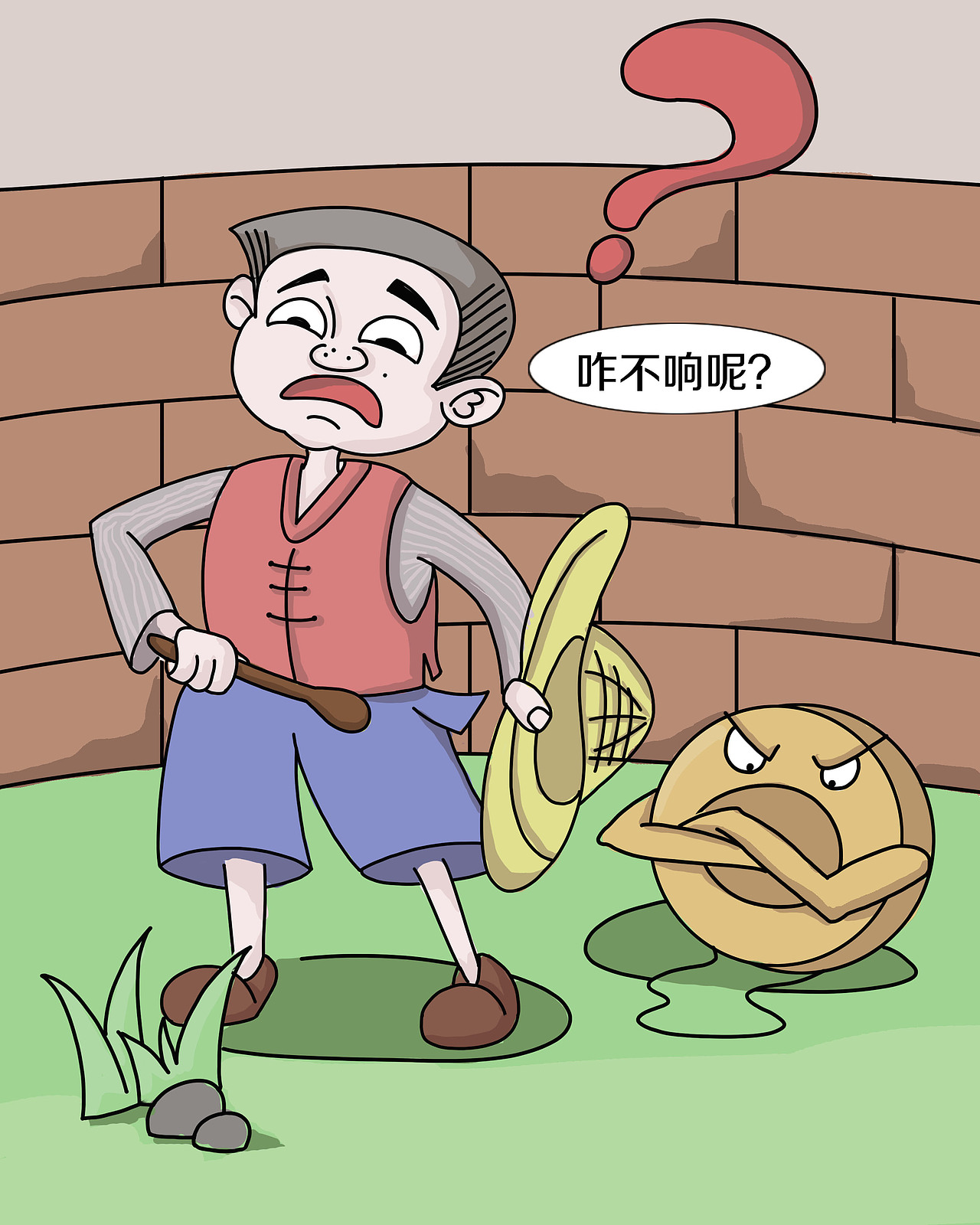 歇后语配图|插画|绘本|up的小蜜蜂er_原创作品-站酷zcool