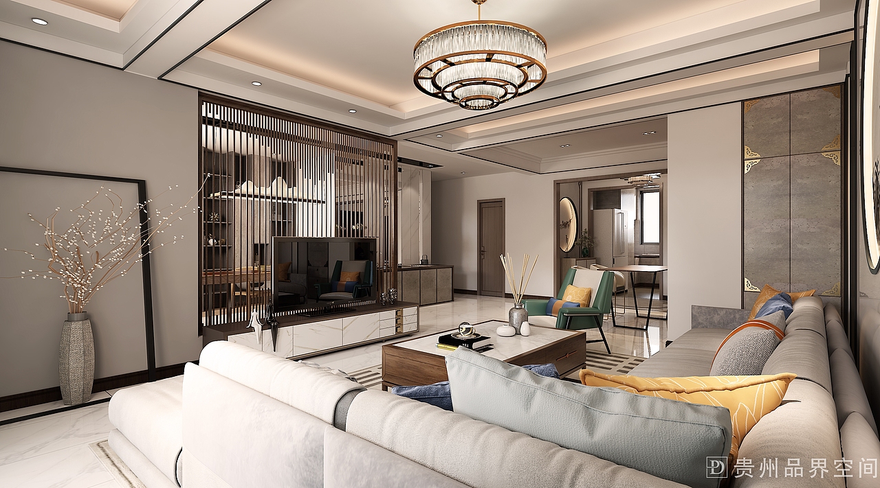 贵州品界空间 | 观府壹号 混搭美学（图ZMTUxMDIxNzEy） - 家装设计 - 站酷设计师品界空间装饰原创素材 - 站酷ZCOOL