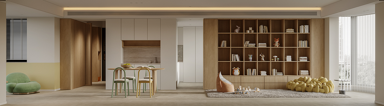 现代简约风格效果图表现（图ZMjkyMTgyMjky） - 家装设计 - 站酷设计师呜叽唛叽原创素材 - 站酷ZCOOL