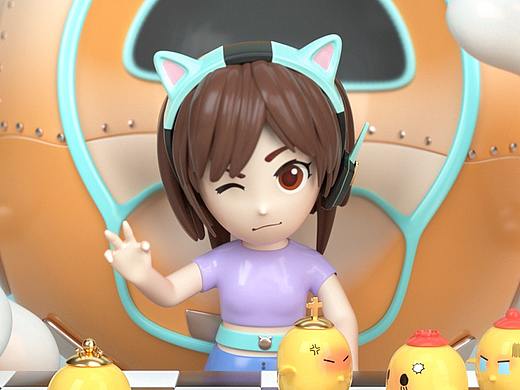 吔喵场景角色设计