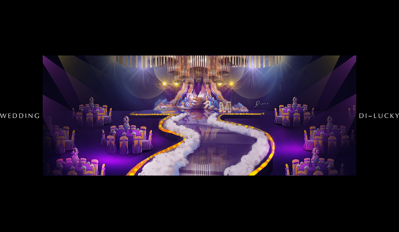 手绘婚宴设计百图