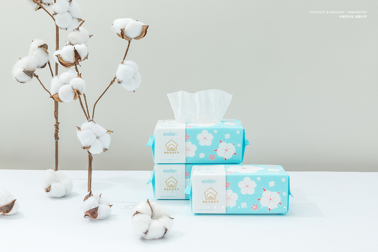 初兜 婴儿棉柔巾摄影 ✖ 纸巾湿巾洗脸巾母婴用品拍摄