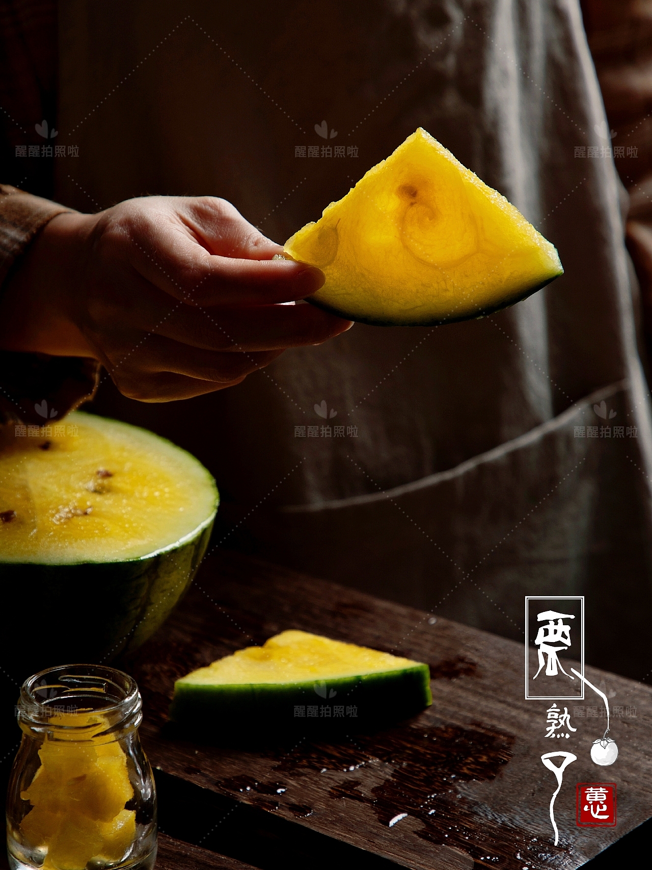 黄心西瓜，水果