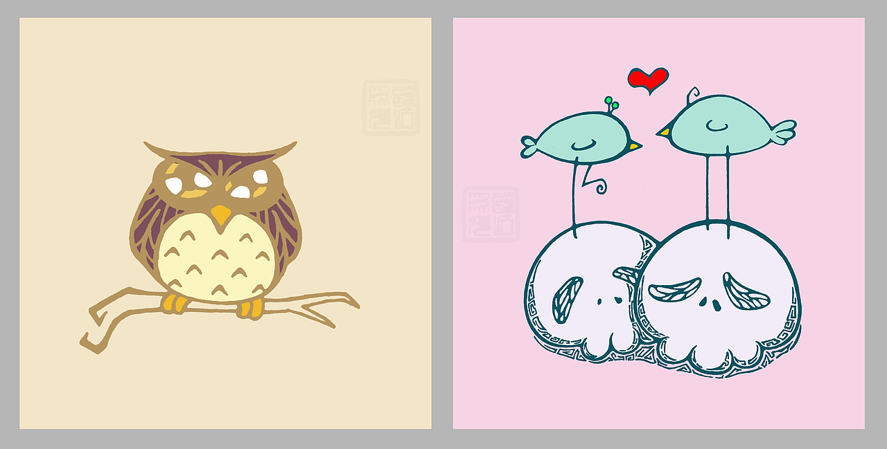 最近整理出来的画