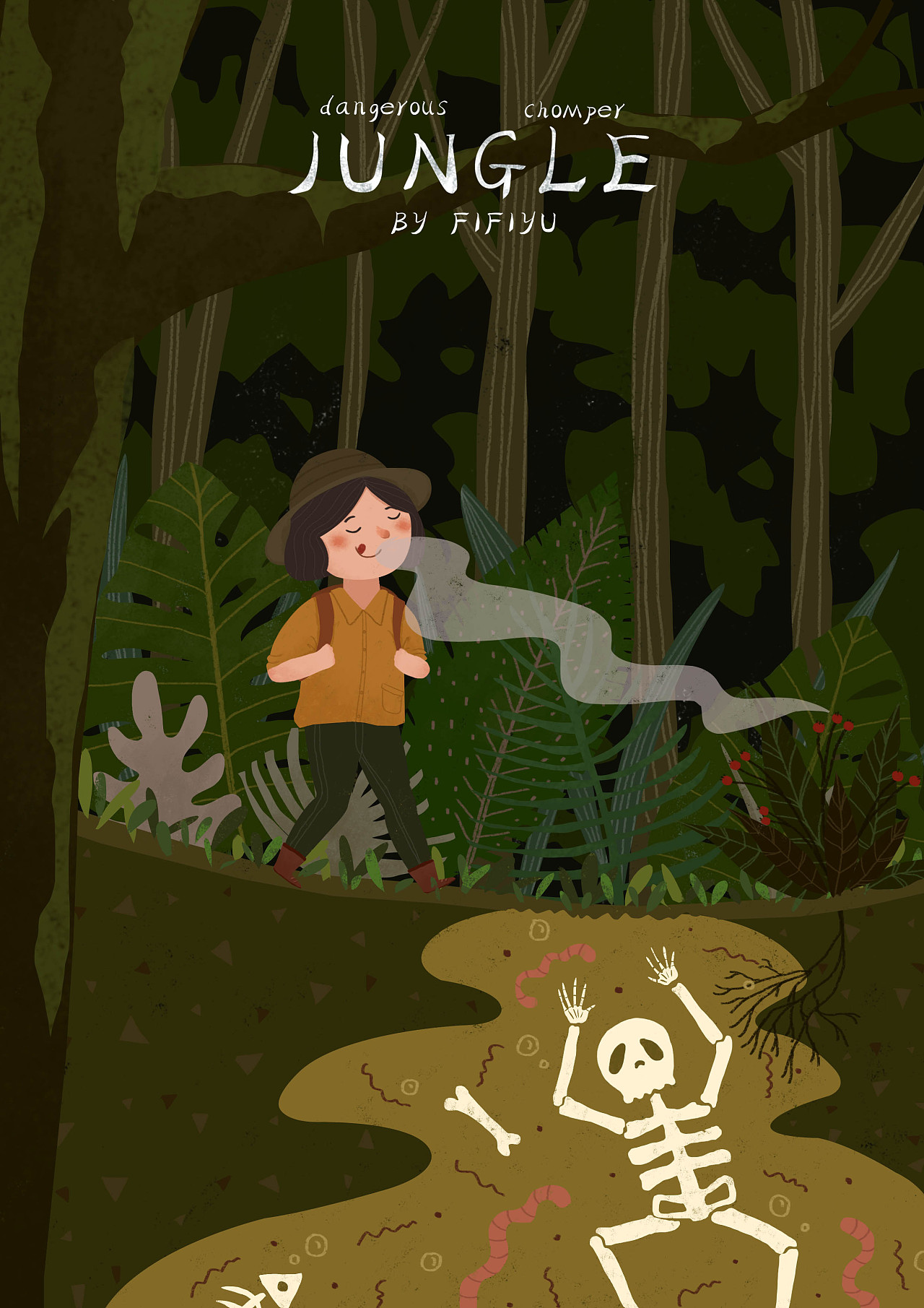 沼泽雨林|插画|概念设定|胡倓 - 原创作品 - 站酷 (ZCOOL)
