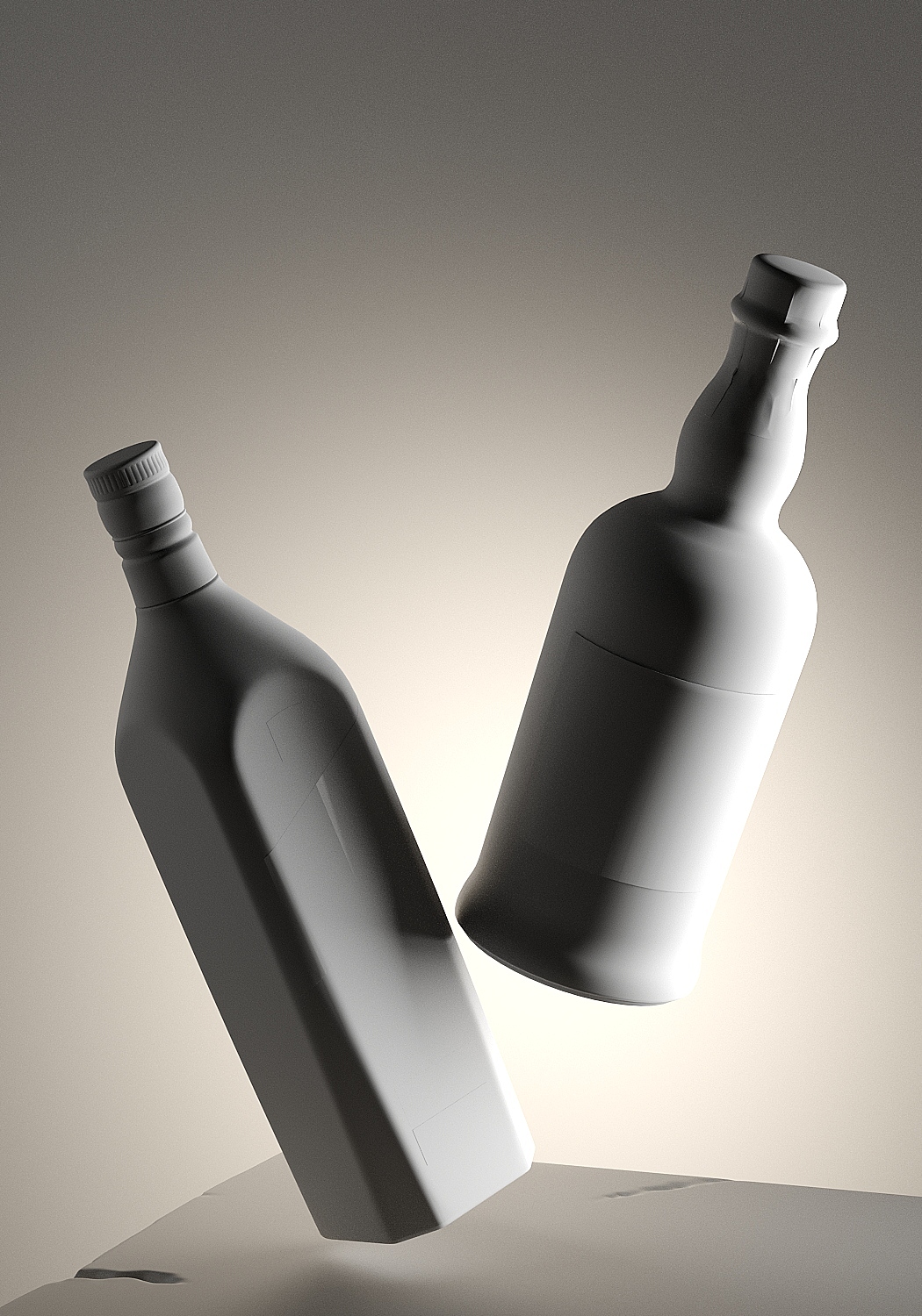 两组场景渲染练习 c4d+corona