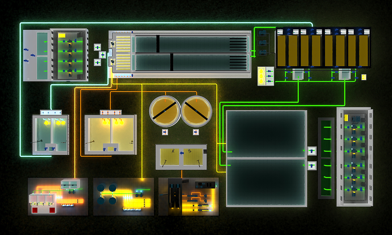 水厂效果图 荧光（图ZMjE2NTA0NTIw） - 其他工业/产品 - 站酷设计师雪12321原创素材 - 站酷ZCOOL
