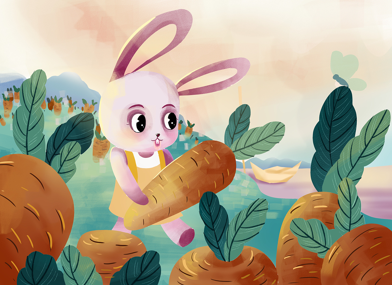 小兔兔儿插|插画|儿童插画|樱鬼 - 原创作品 - 站酷 (zcool)