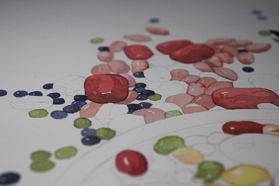 腊八节，画一碗腊八粥送给你（图ZMTAzNDY4Nzc2） - 创作习作 - 站酷设计师Shine小画原创素材 - 站酷ZCOOL