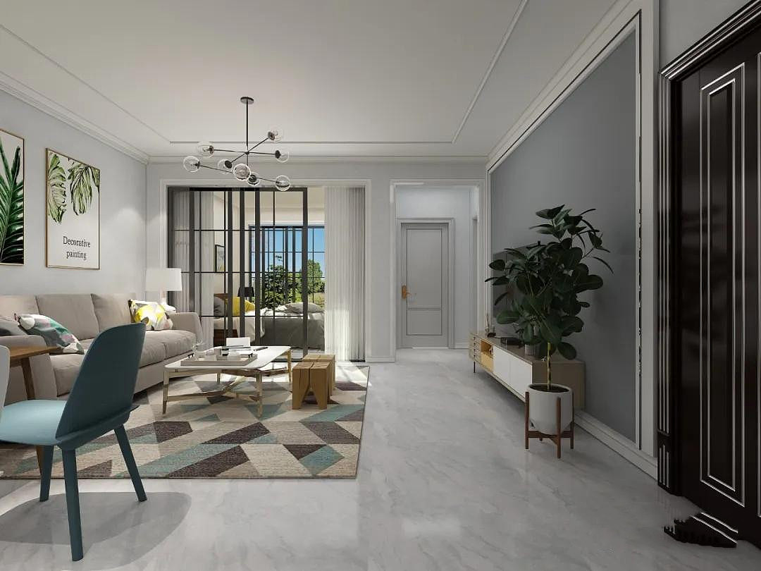 恒信御峰105㎡北欧