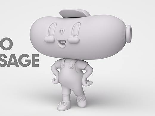 C4D卡通人物建模（个人主页-ZNDM4ODc1NDg=） - 人物/生物 - 站酷设计师大项Sharon原创素材 - 站酷ZCOOL