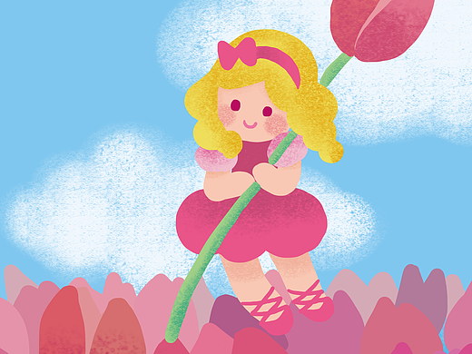 郁金香小姐（个人主页-ZNDYzODM2Mjg=） - 商业插画 - 站酷设计师suevet原创素材 - 站酷ZCOOL