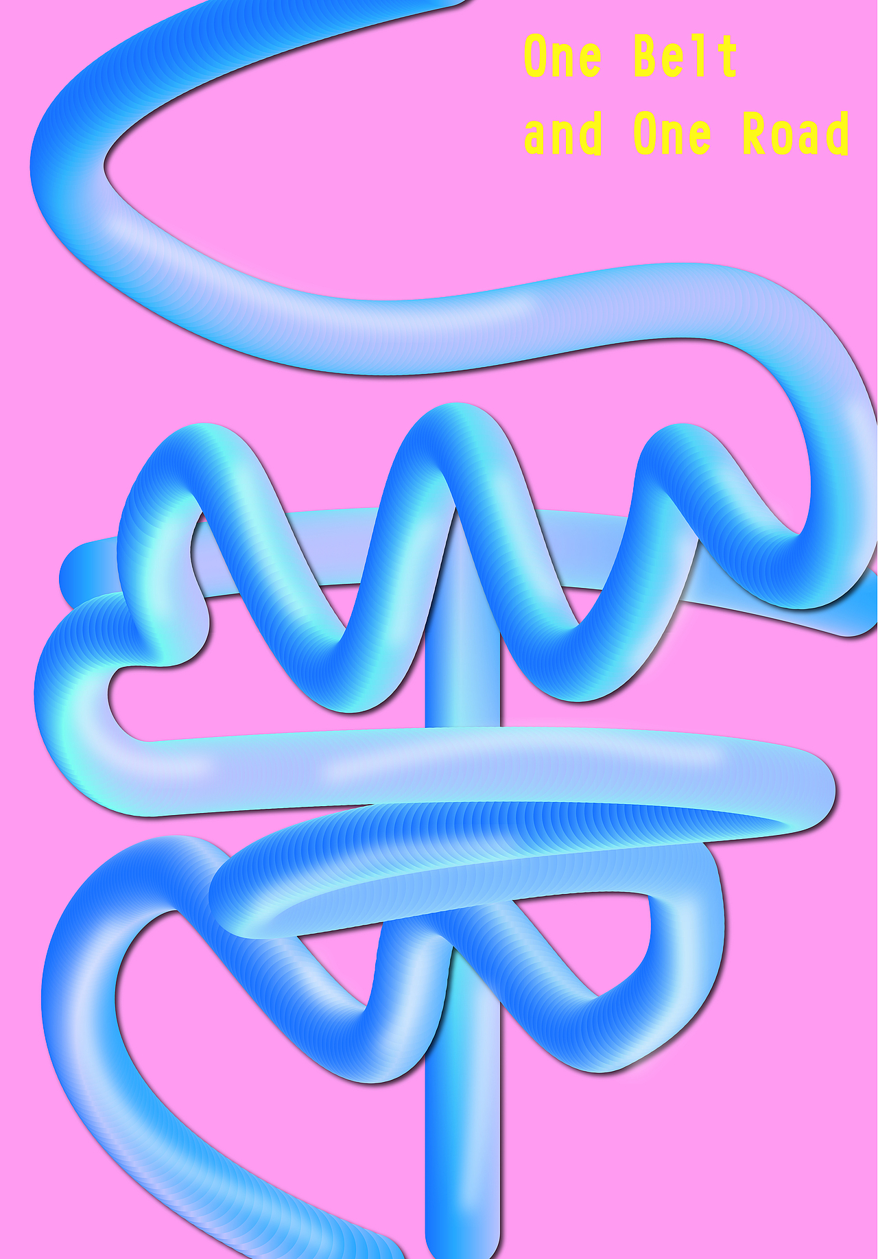 一带一路 海报 字体练习（图ZODA0MzE3NjA=） - 海报 - 站酷设计师华杰爱设计原创素材 - 站酷ZCOOL
