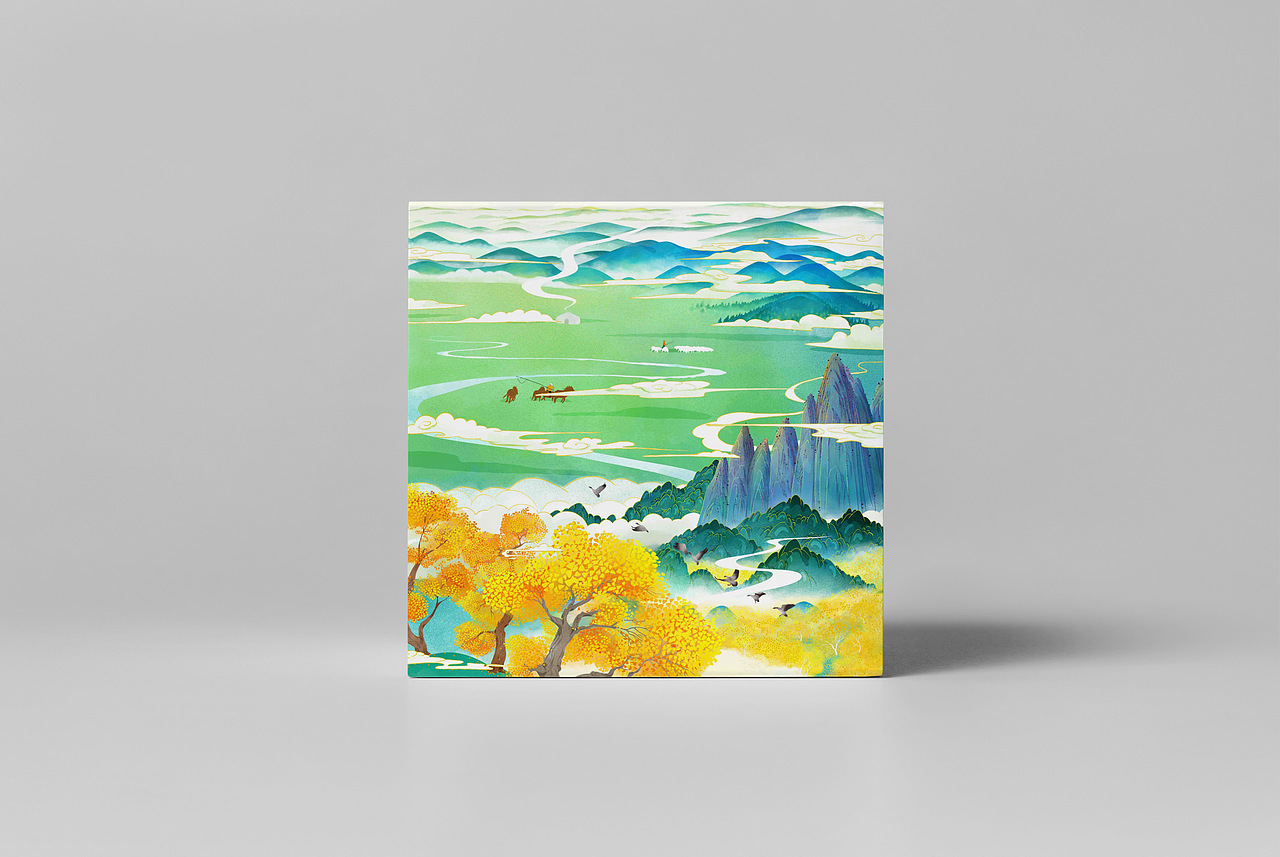 内蒙古风情（图ZMjM1ODkyMDQ0） - 商业插画 - 站酷设计师baijing1原创素材 - 站酷ZCOOL