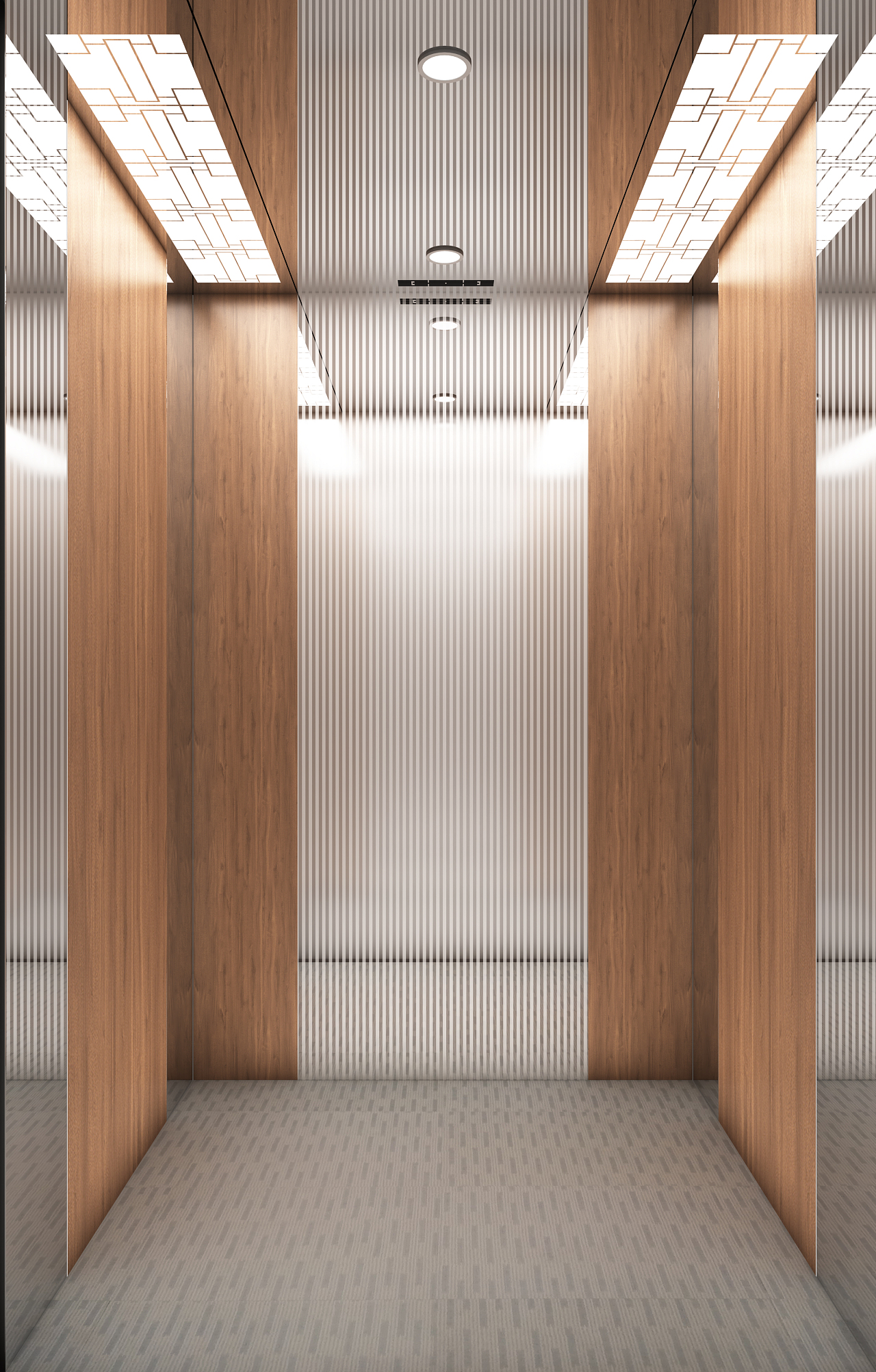 现代电梯轿厢Design__JaydenTam-站酷ZCOOL