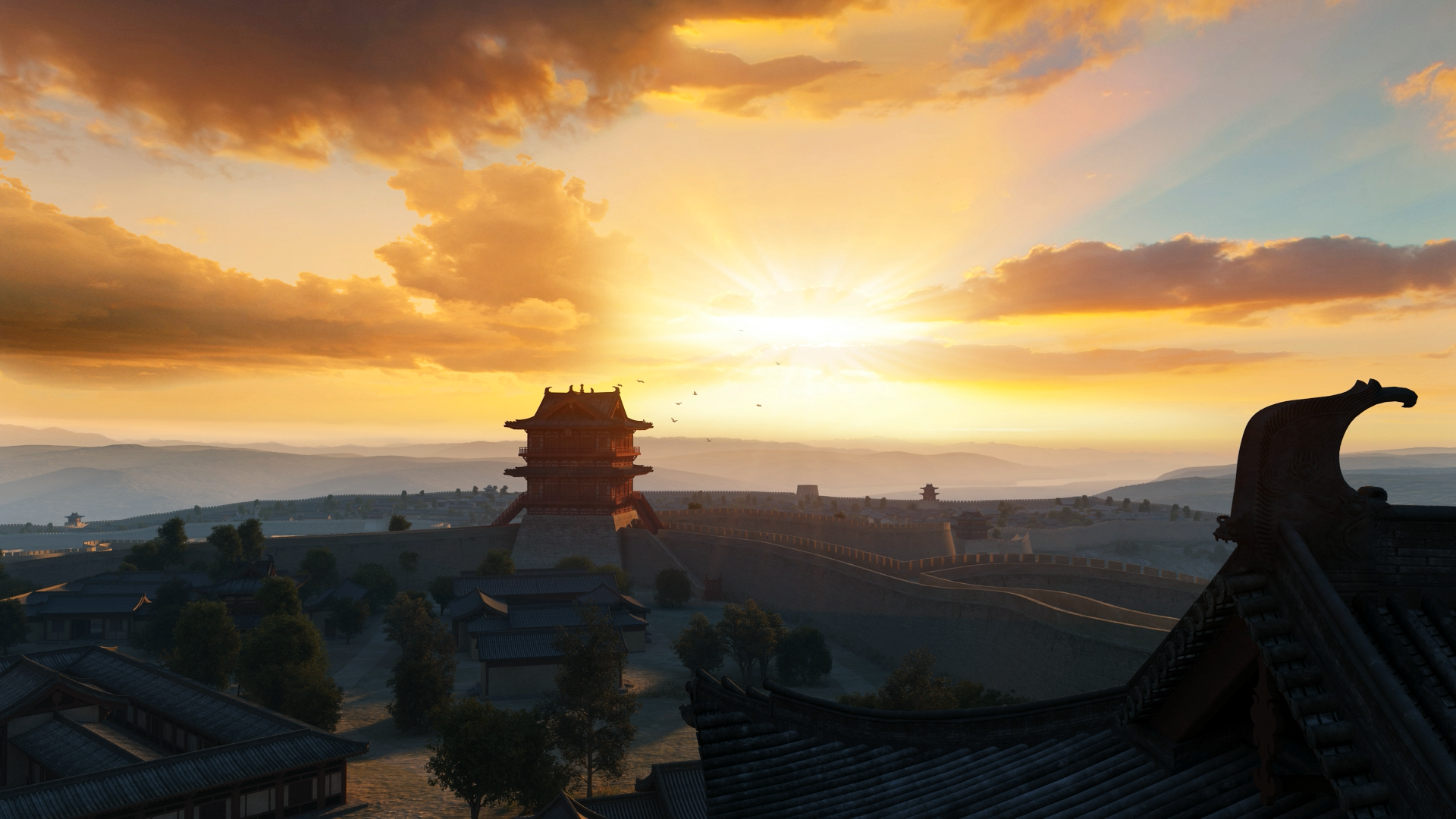 神木杨家城复原 古麟州 麟州秋词