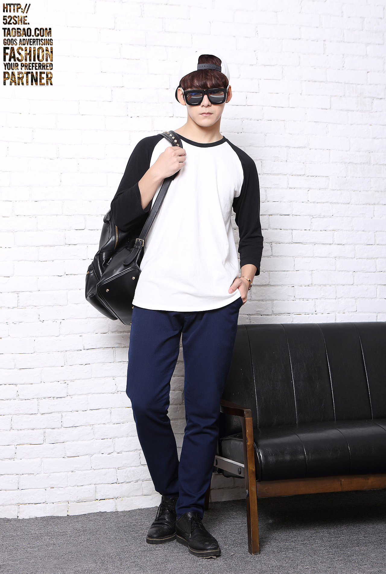 韩版日韩风男装拍摄秋冬韩版男装 日韩风格 时尚韩国风实景拍摄（图ZMzM4MTEzODQ=） - 人像摄影 - 站酷设计师古斯广告原创素材 - 站酷ZCOOL