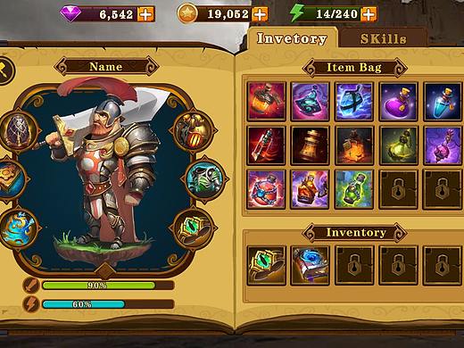 游戏界面临摹练习