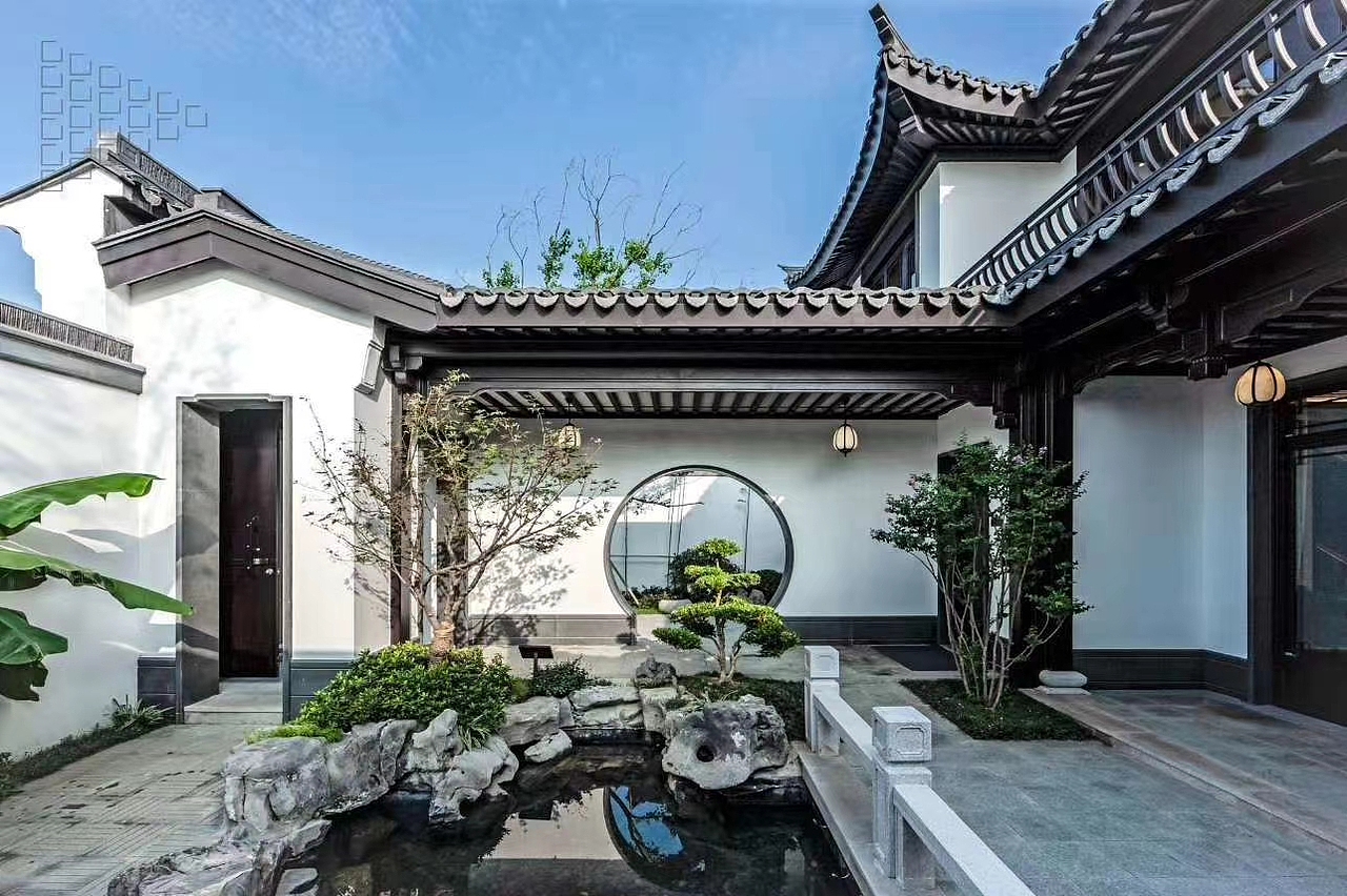 桃李春风中式庭院（图ZMjI5NTA0Njc2） - 建筑设计 - 站酷设计师1992Miss刘原创素材 - 站酷ZCOOL