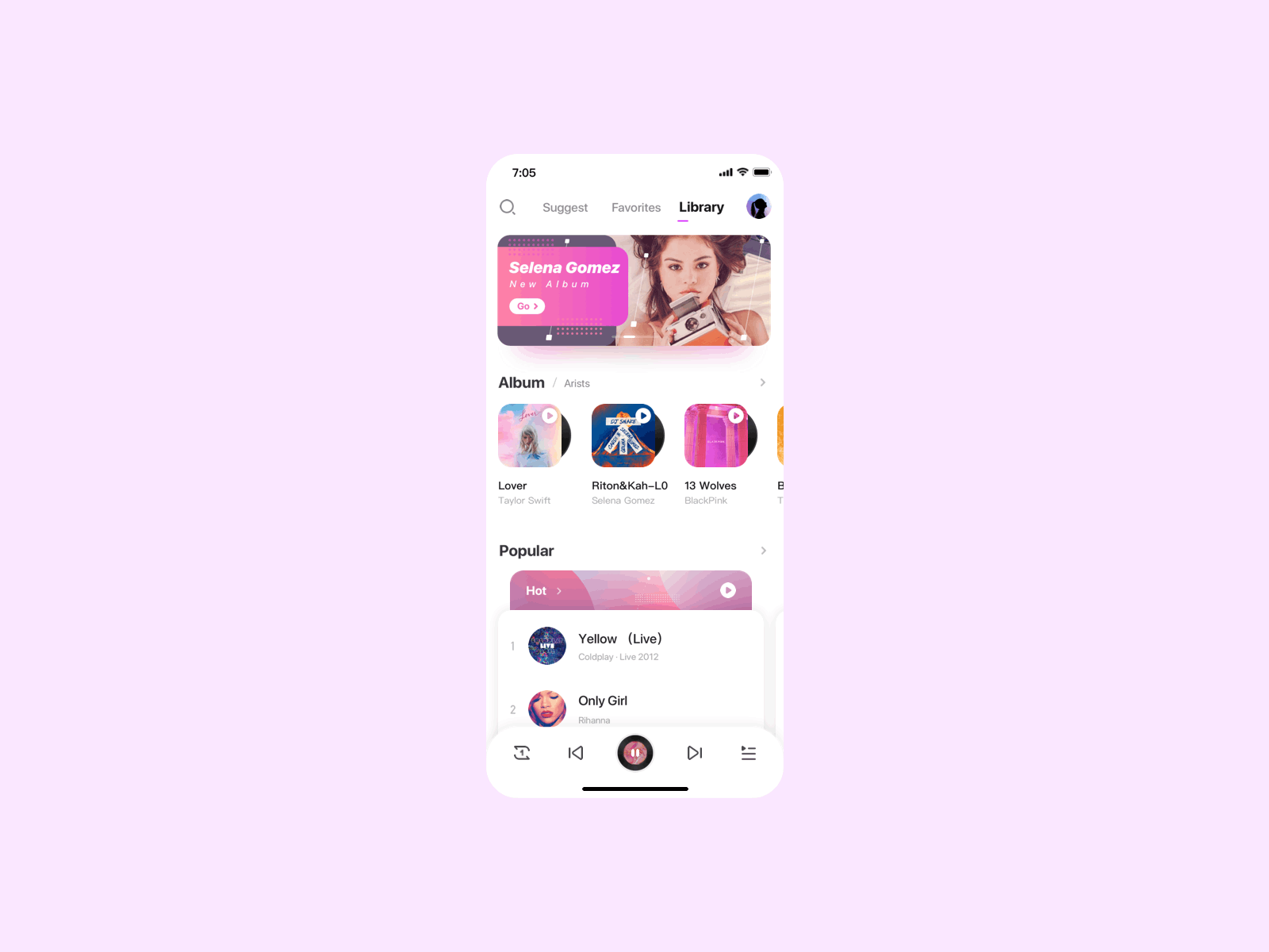 M.usic 音乐APP概念设计(图ZMjA3NjExMTQ4) - APP界面 - 站酷设计师短尾Joy原创素材 - 站酷ZCOOL