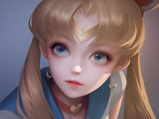 水兵月重绘（个人主页-ZNDQ5MDc5ODg=） - 创作习作 - 站酷设计师Viki二晴原创素材 - 站酷ZCOOL