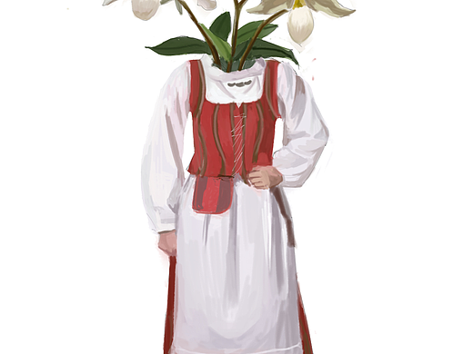 植植物植物人物插画（个人主页-ZNTg4NTUxOTY=） - 商业插画 - 站酷设计师无忧涂涂原创素材 - 站酷ZCOOL