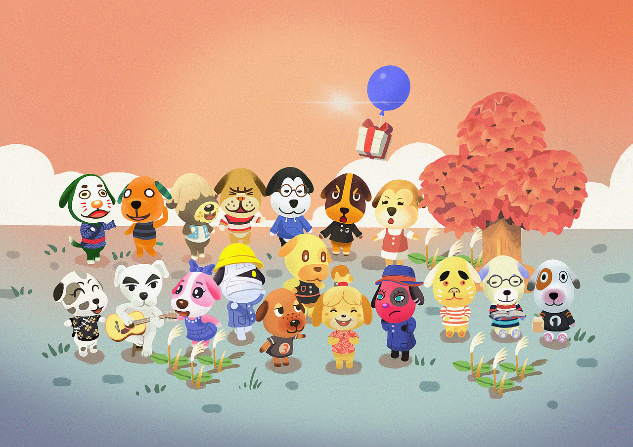 动物森友会系列插画二