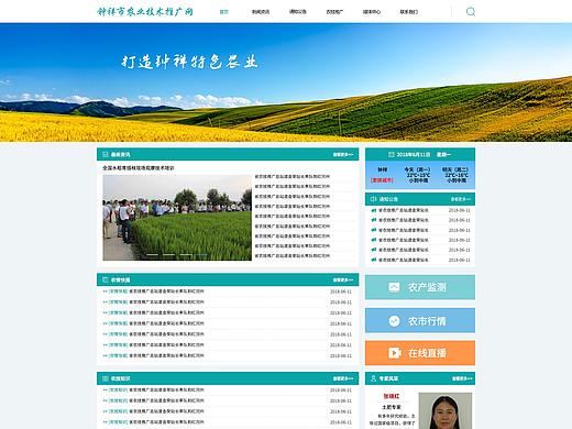 农业企业官网/农产品/农业技术/农业资讯网站