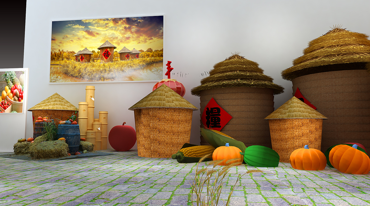 3D效果图展会展厅舞台美陈设计（图ZMTgxNzc0NDU2） - 场景 - 站酷设计师3D设计师NG男原创素材 - 站酷ZCOOL