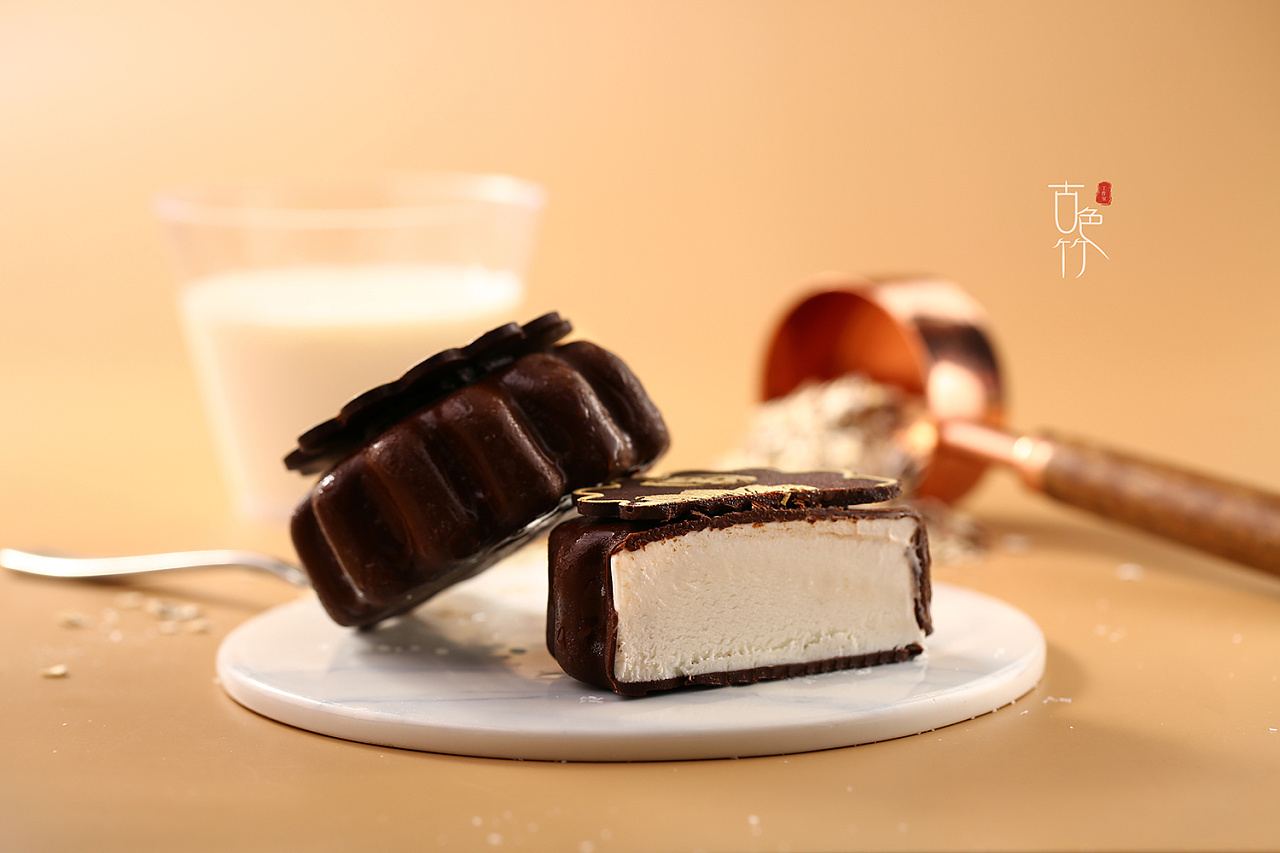 【古色竹】●美食摄影 | dq冰淇淋月饼