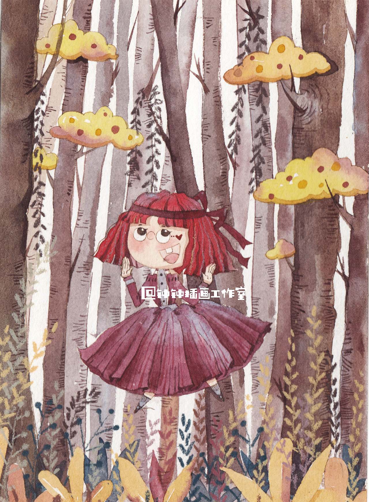 工作室成员介绍-卷心菜（图ZMTU5OTMxODEy） - 儿童插画 - 站酷设计师钟钟插画工作室原创素材 - 站酷ZCOOL