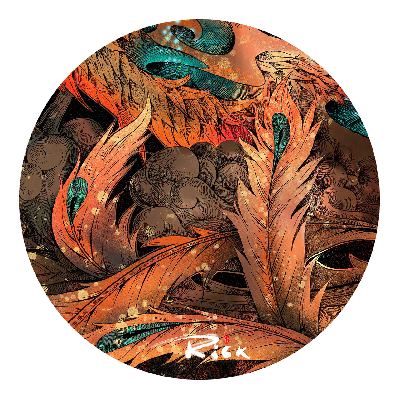 原创系列插画-《荆棘鸟》